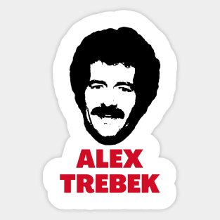 Alex trebek 70s Sticker